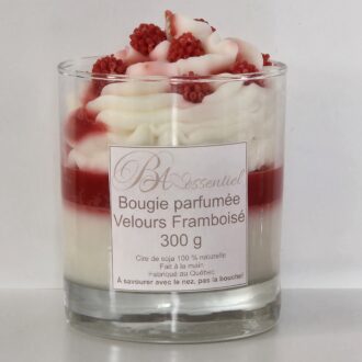 Handmade candle - Velours Framboisé